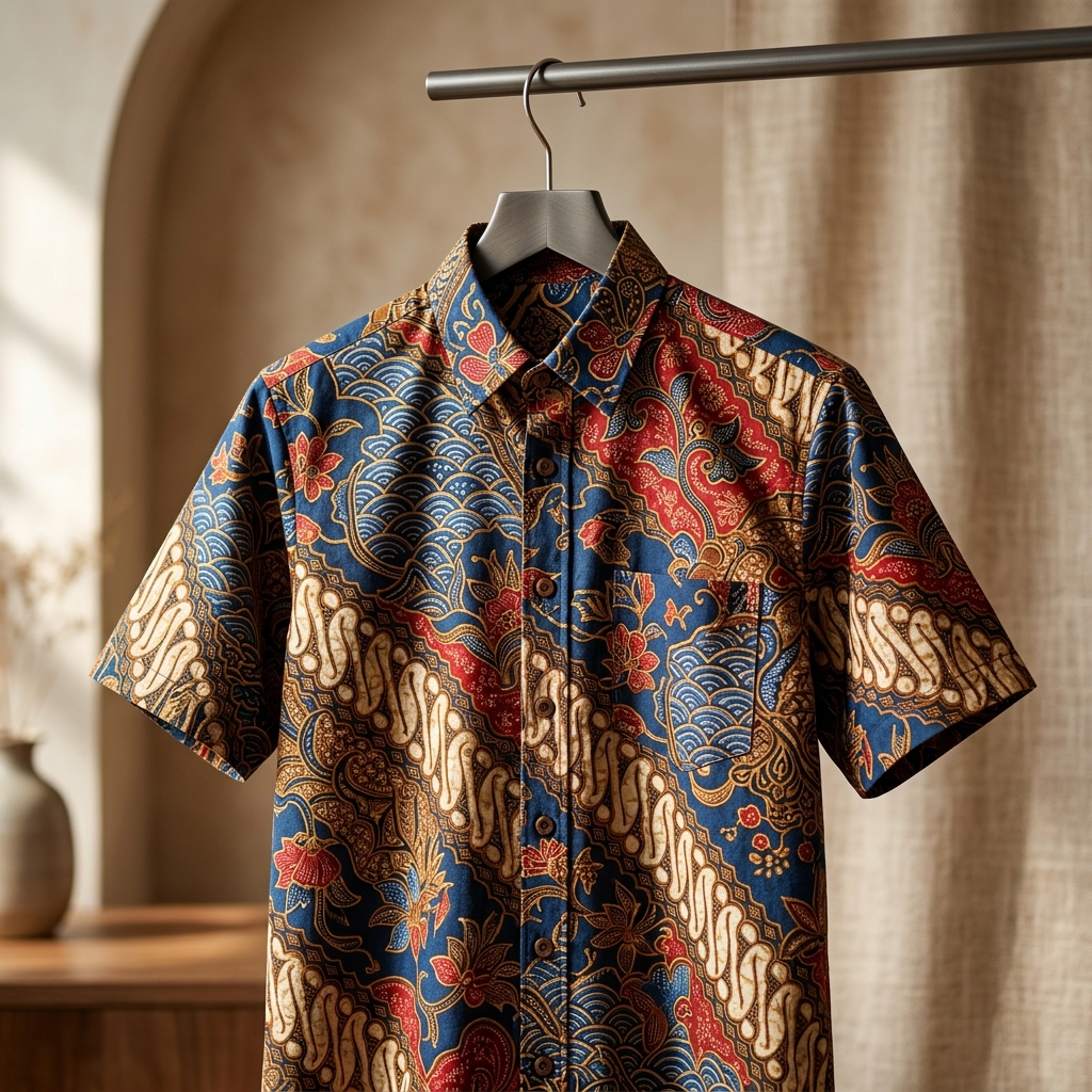 Kemeja Batik Pria Premium Furing Motif Semarangan